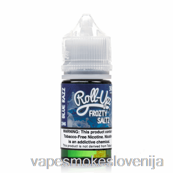 Vape Slovenija Blue Raspberry Ice - Juice Roll-upz Sol - 30ml 25mg